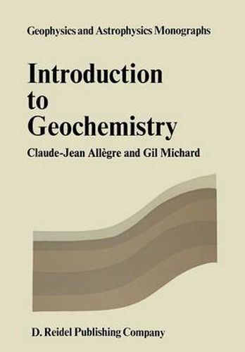 Cover image for Introduction to Geochemistry