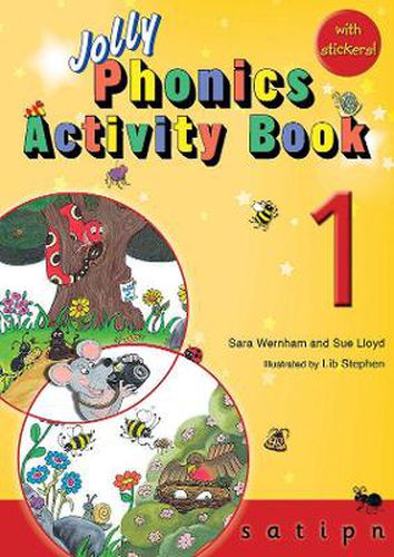 Cover image for Jolly Phonics Activity Book 1: in Precursive Letters (British English edition)