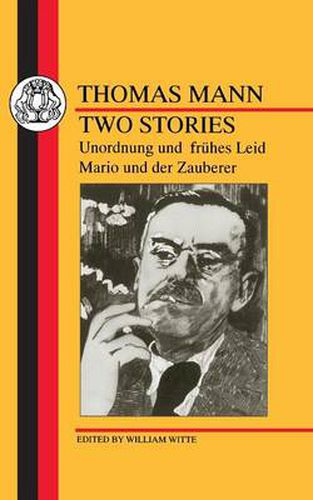 Cover image for Two Stories: Unordnung und Fruhes Leid/Mario und der Zauberer