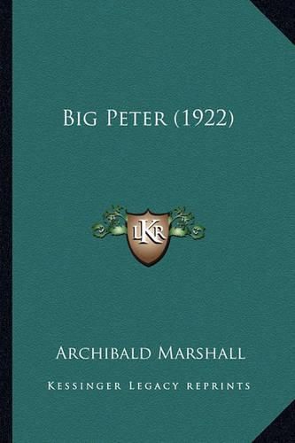 Cover image for Big Peter (1922)