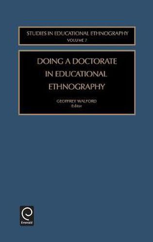 Cover image for Doing a Doctorate in Educational Ethnography