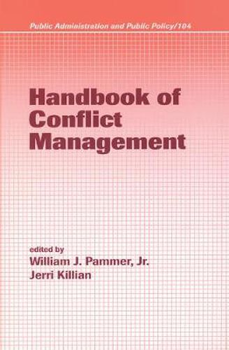 Cover image for Handbook of Conflict Management