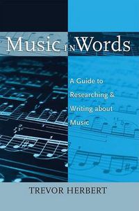 Cover image for Music in Words