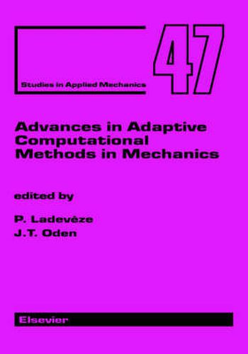 Cover image for Advances in Adaptive Computational Methods in Mechanics