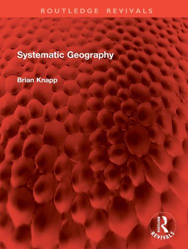 Cover image for Systematic Geography
