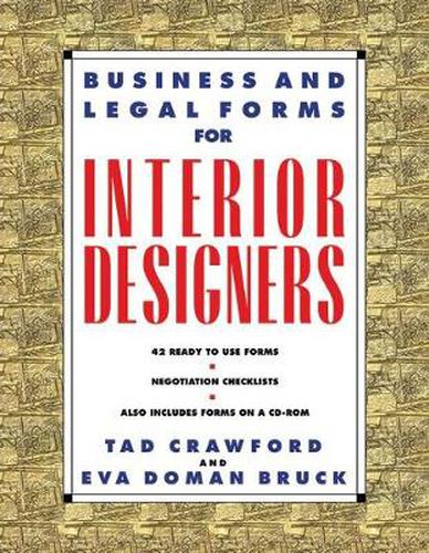 Cover image for Business and Legal Forms for Interior Designers: Paperback + CD-Rom