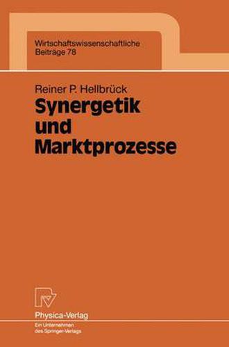 Cover image for Synergetik und Marktprozesse