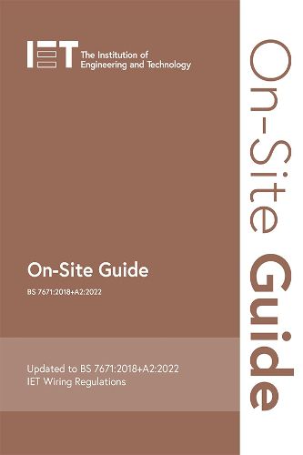 Cover image for On-Site Guide (BS 7671:2018+A2:2022)