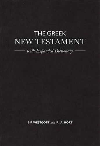 Cover image for The Greek New Testament: With Expanded Dictionary