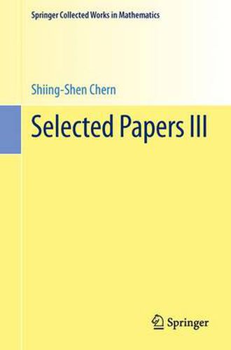 Cover image for Selected Papers III