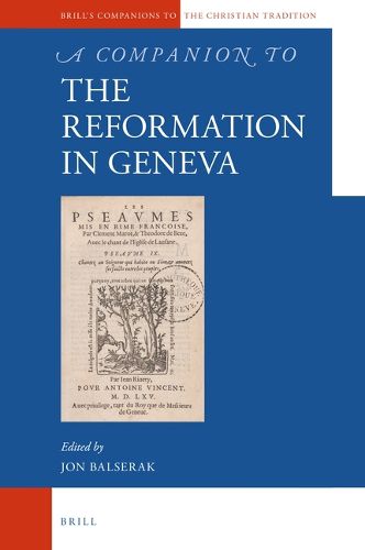 Cover image for A Companion to the Reformation in Geneva