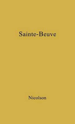 Sainte-Beuve