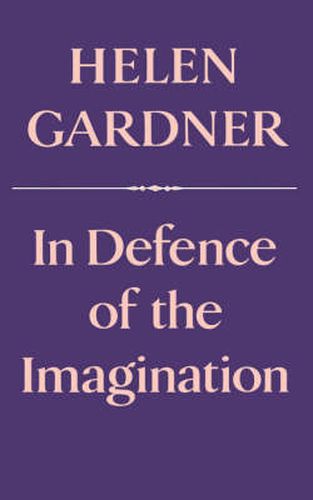 Cover image for In Defence of the Imagination
