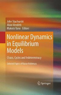 Cover image for Nonlinear Dynamics in Equilibrium Models: Chaos, Cycles and Indeterminacy
