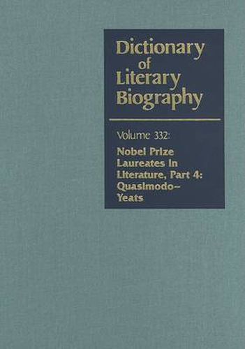 Cover image for Dlb 332: Nobel Prize Laureates in Literature, Volume 4