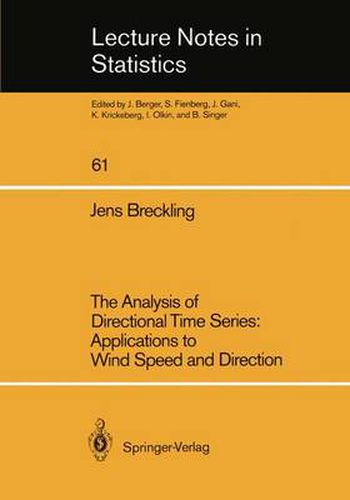 Cover image for The Analysis of Directional Time Series: Applications to Wind Speed and Direction