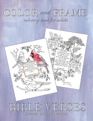 Cover image for Color and Frame: Bible Verses