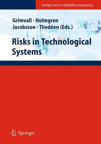 Cover image for Risks in Technological Systems