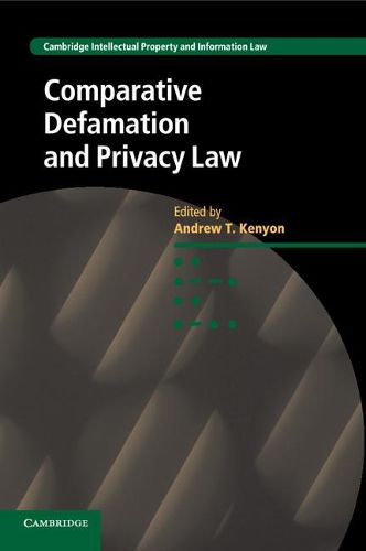 Cover image for Comparative Defamation and Privacy Law