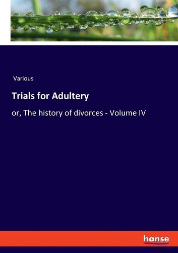 Cover image for Trials for Adultery