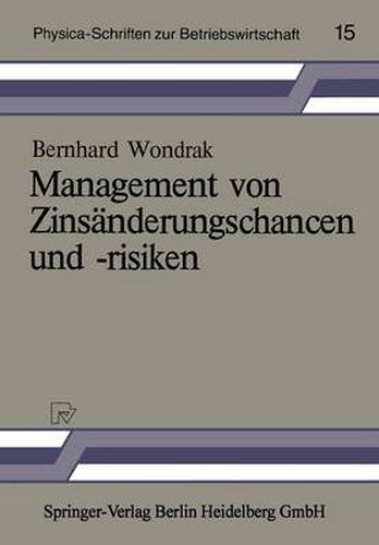 Cover image for Management Von Zinsanderungschancen Und -Risiken