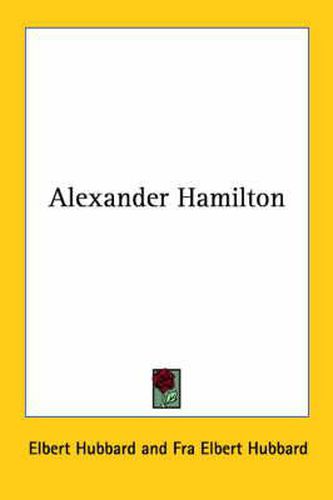 Cover image for Alexander Hamilton