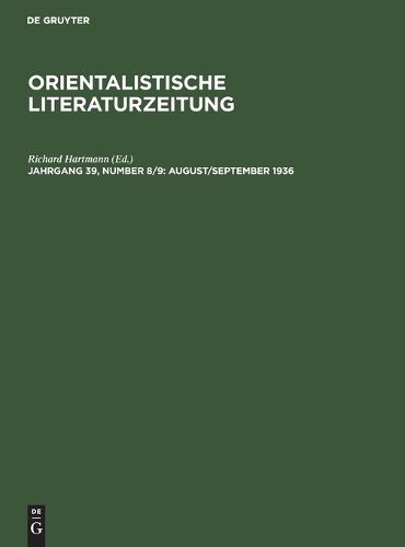 Cover image for August/September 1936