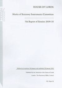 Cover image for 7th Report of Session 2009-10