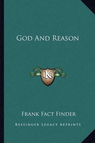 Cover image for God and Reason