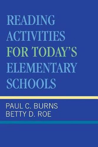 Cover image for Reading Activities For Today's Elementary Schools