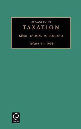 Cover image for Advances in Taxation