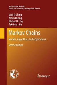 Cover image for Markov Chains: Models, Algorithms and Applications