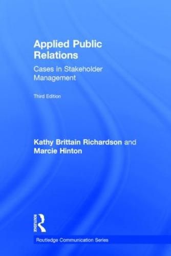 Cover image for Applied Public Relations: Cases in Stakeholder Management