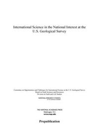 Cover image for International Science in the National Interest at the U.S. Geological Survey