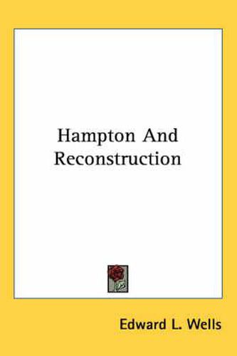 Cover image for Hampton and Reconstruction