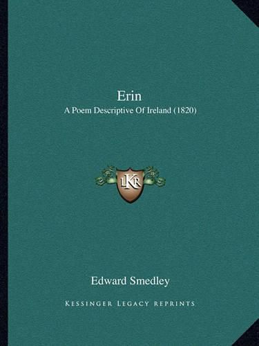 Cover image for Erin: A Poem Descriptive of Ireland (1820)