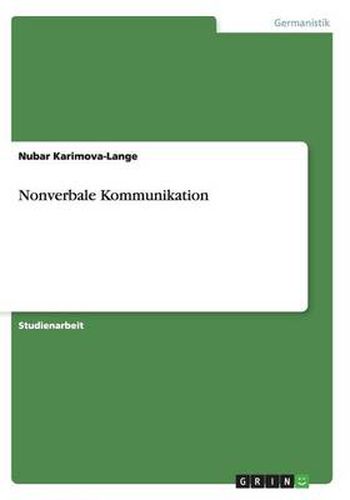 Cover image for Nonverbale Kommunikation