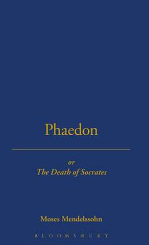 Cover image for Phaedon: or, The Death of Socrates