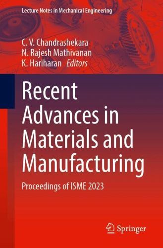 Cover image for Recent Advances in Materials and Manufacturing