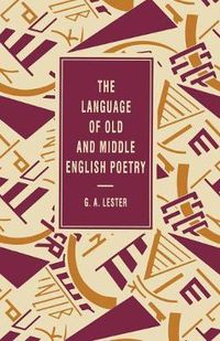 Cover image for The Language of Old and Middle English Poetry