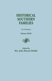 Cover image for Historical Southern Families