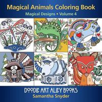 Cover image for Magical Animals Coloring Book: Magical Designs