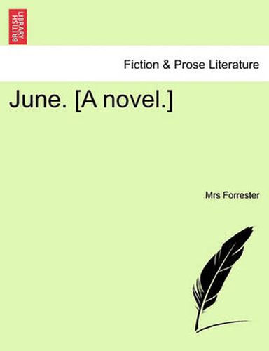 Cover image for June. [a Novel.]
