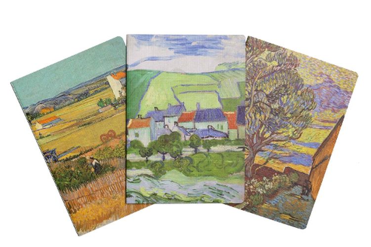 Cover image for Van Gogh Landscapes Sewn Notebook Collection