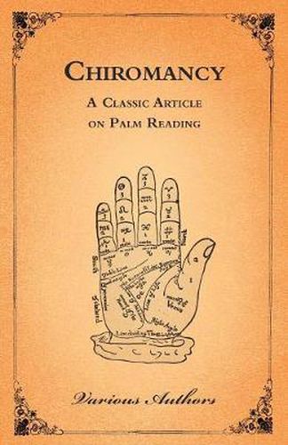 Cover image for The Occult Sciences - Chiromancy Or Palm Reading