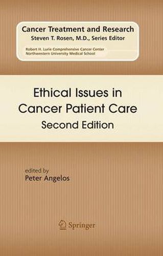 Cover image for Ethical Issues in Cancer Patient Care