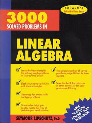 Cover image for 3,000 Solved Problems in Linear Algebra