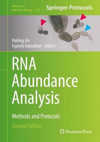 Cover image for RNA Abundance Analysis: Methods and Protocols