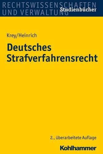 Cover image for Deutsches Strafverfahrensrecht