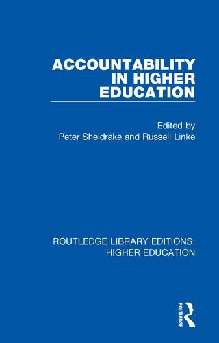 Cover image for Accountability in Higher Education